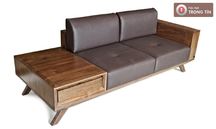 Sofa gỗ óc chó SF0116
